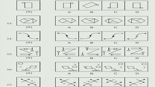 Part2 Abstract Reasoning MIRROR REFLECTION Figures  Lateral Inversion [upl. by Bloomer670]