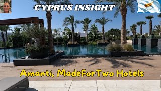 Amanti MadeForTwo Hotels Ayia Napa Cyprus  2024 Tour Around [upl. by Lev656]