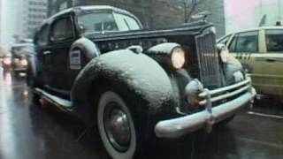 1940 Packard Limousine I snag a ride and compliment Mayor Daley on his hat [upl. by Yauq]