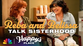 Reba McEntire Defines Sisterhood with CoStar Belissa Escobedo  Happys Place  NBC [upl. by Nylarad616]