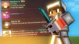 My favourite PVP texture packs mcpe [upl. by Gorman727]