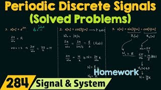 Periodic Discrete Time Signals Solved Problems [upl. by Upshaw]