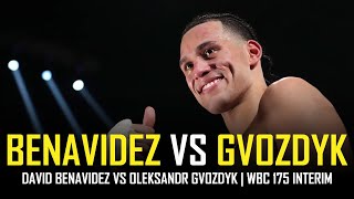 DAVID BENAVIDEZ VS OLEKSANDR GVOZDYK   175LBS 🥊 [upl. by Mars]