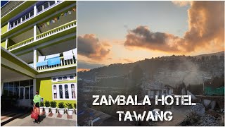 Best budgeted hotel in Tawang  Zambala hotel Arunachal Pradesh [upl. by Renita]