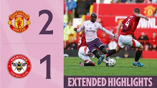 Manchester United 21 Brentford  Extended Premier League Highlights [upl. by Enaid909]