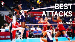 BEST Attacks of Round 3  Womens Volleyball World Cup 2019 [upl. by Harvie]