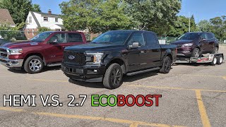 27 Ecoboost VS 57 HEMI [upl. by Oinesra]