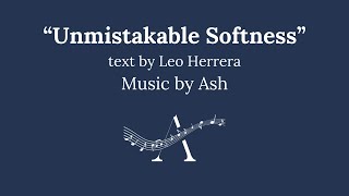 quotUnmistakable Softnessquot TTBB Choral Sheet Music [upl. by Aima530]