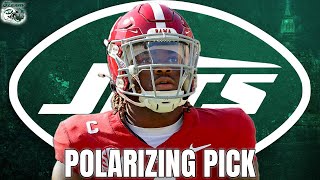 NFL Draft Experts Mock POLARIZING Quarterback to the New York Jets [upl. by Sherar]