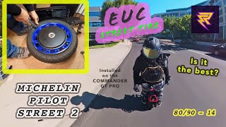 Testing out the MICHELIN PILOT STREET 2 Tire FRESH INSTALL on the COMMANDER GT PRO Electric Unicycle [upl. by Antoinette]