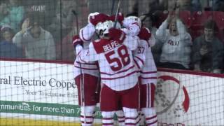 Miami Redhawks  Gacek Goal vs BGSU [upl. by Ecnarual]