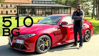 GIULIA QV ile Alfa Romeonun test pistine girdik [upl. by Anitahs799]