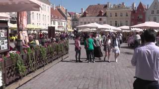 Walking the streets of Tallinn Summer 2017 [upl. by Anilev]