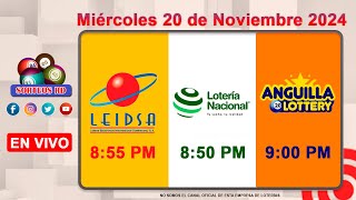 Lotería Nacional LEIDSA y Anguilla Lottery en Vivo 📺│Miércoles 20 de Noviembre 2024  855 PM [upl. by Rahmann676]