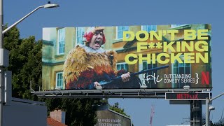 The Gentlemen Billboards Dont Be Fcking Chicken Sunset Blvd Los Angeles California USA 6102024 [upl. by Anaidiriv]