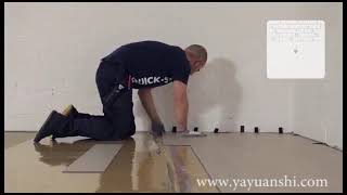 How to install SPC Vinyl Flooring [upl. by Llevaj91]