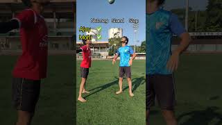 3 Football Challenges😯football soccer shorts [upl. by Ycnalc457]