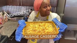 SAUSAGE CASSEROLE 4 INGREDIENTS [upl. by Ydissac331]