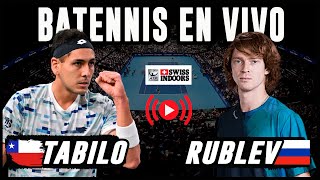 Tabilo vs Rublev  ATP 500 de Basilea  Reacción en vivo tabilo rublev basilea [upl. by Edelman]