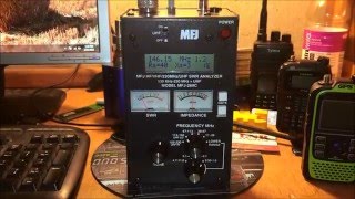 MFJ269c antenna analyzer [upl. by Leeke]