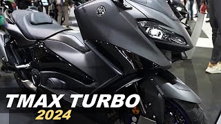 2024 YAMAHA TMAX TECH MAX  With Good TURBO Sensations [upl. by Sivi851]