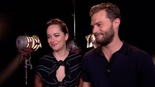 Dakota Johnson and Jamie Dornans interview with redtv Prosieben Germany for Fifty Shades Darker [upl. by Rehtaeh]