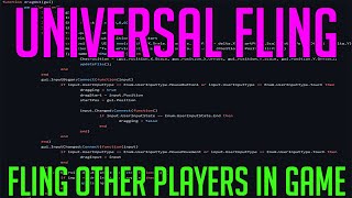 ROBLOX UNIVERSAL FLING SCRIPT SEPTEMBER 2024  FLING OTHER PLAYERS MANY GAMES SUPPORTED [upl. by Yonita847]