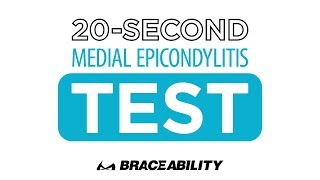 20Second Medial Epicondylitis Test  Do You Have Golfer’s Elbow [upl. by Yekim]