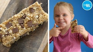 NO BAKE CHOCOLATE GRANOLA BARS [upl. by Hegarty809]