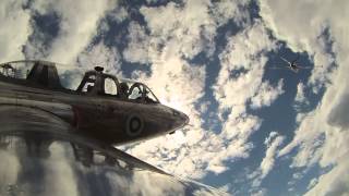 Fouga Magister Two Ship Lappeenranta 28 6 2014 [upl. by Teague]