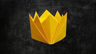 How To Make Origami Crown V2  Paper Crown [upl. by Buckels893]