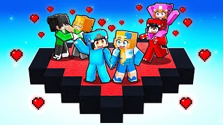 Omz amp Crystal on ONE HEART in Minecraft With Crazy Fan Girl [upl. by Lewak]