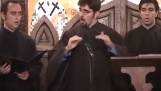 Orthodox Chant Ti ipermajo Kontakion Τη υπερμάχω Coro Bizantino S Juan Damasceno [upl. by Chellman]