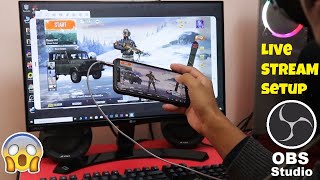 How to Stream PUBG  BGMI From iPad or iPhone  OBS Studio Live Stream Setup 😱 [upl. by Sayre639]