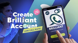 How to create Brilliant acount  bestcallrate brilliantapp [upl. by Sucramed]