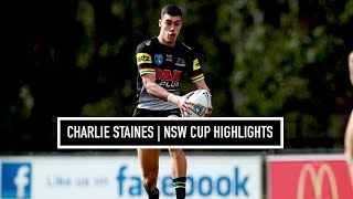 Charlie Staines  NSW Cup Highlights [upl. by Snilloc]