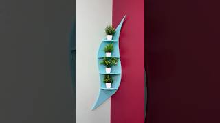 Unique Corner Decor Craft Idea using Cardboard short reel viral diycrafts youtubeshort decor [upl. by Orofselet]