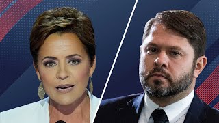 Happening Now Ruben Gallego Kari Lake face off in Arizona Senate debate [upl. by Nefets885]