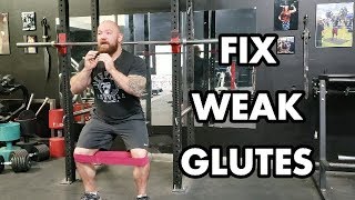 4 Fixes for Poor Glute Activation  Best Exercises to Strengthen Glutes for Squats and Deadlifts [upl. by Leanard8]