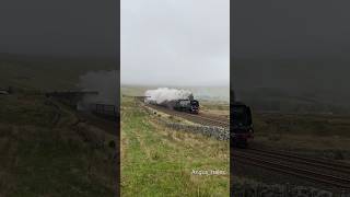 Throwback Thursday  34067 Tangmere at Ais Gill 281023 train steamengine steamtrain [upl. by Marl]