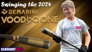 HITTING DeMarini Voodoo One 258quot BBCOR Bat 3oz 2024 wWilliam Patterson University [upl. by Pish]