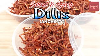 How to cook Dilis Anchovy Sweet amp Spicy  KitcheNet Ph [upl. by Gearard284]