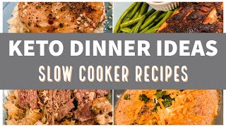 KETO DINNER IDEAS  Keto Slow Cooker Recipes  Suz and The Crew [upl. by Halle415]