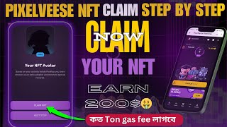 Pixeltap NFT Avatar Claim  PixelVerse Live Airdrop Withdrawal  Pixel Tap NFT Claim Wallet Connect [upl. by Retsevel]