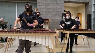 Hidden Treasure  Springwater Trail High School Marimba Band  20212022 [upl. by Gignac]