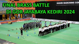 KEREN BANGET  FINAL BRASS BATTLE H3 KEDIRI MARCHING COMPETITION 8MINGGU 332024 [upl. by Rand117]