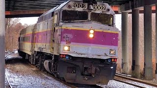 Boston MBTA Commuter Trains [upl. by Adiana]