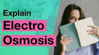 Explain Electroosmosis with diagram  Colloidal State  Physical Chemistry [upl. by Georges496]