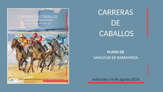 Carreras de Caballos 2024  Sanlúcar de Barrameda  miércoles 14 de agosto  Costa Noroeste TV [upl. by Ulrikaumeko257]