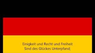 National anthem of GermanyHimno nacional de Alemania [upl. by Frodi571]